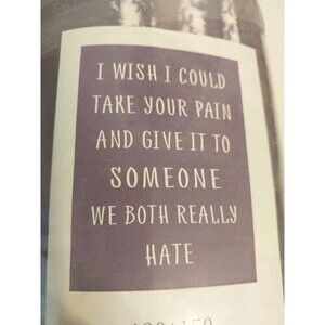 Get Well Throw Blanket Purple Fleece Funny I Wish I Could Take Your Pain 50x60